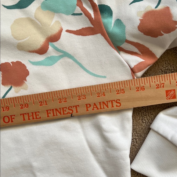 Adidas White Floral Hoodie - Picture 11 of 13